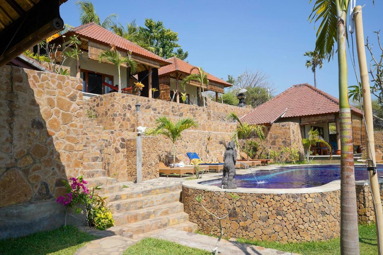 Bamboo Bali Hill Bungalows Amed  Bagian luar foto